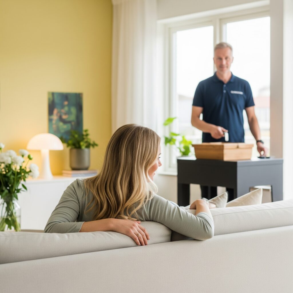 Välj professionell städhjälp i hemmet